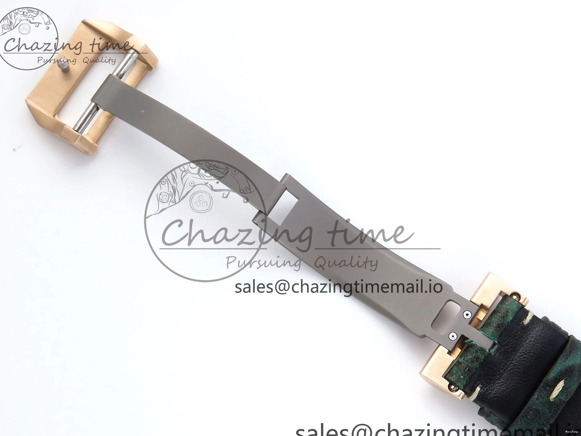 MIROTIME 0307 Durable Big Pilot IW329702 M+F 1:1 Best Edition Green Dial on Green Leather Strap MY 7006